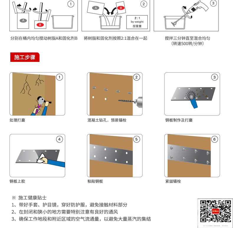 包钢金凤粘钢加固施工过程